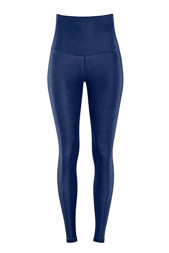 Winshape Damen Functional Comfort Tights Hwl117c “high Waist” Im Jeans Style Mit V-Shape Applikation Und Core-Bund Leggings, Rich-Blue,  EU im Sale
