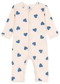 Thumbnail for Petit Bateau A0BB3 Langärmliger, Fußloser Schlafanzug Unisex Baby Avalanche/Beach 3 Jahre im Sale