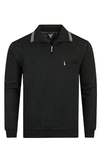 Thumbnail for hajo men's sweatshirt pullover Troyer 20023/7 Stay Fresh premium quality with elastane Regular Fit on sale