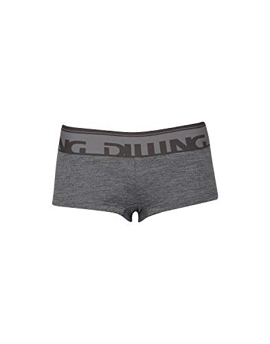 Dilling women's hipsters made of organic merino wool, dark grey melange, size 38, on sale