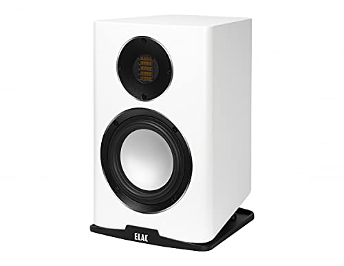 ELAC BS 243.4 Carina bookshelf speakers - white satin finish pair - B-stock on sale
