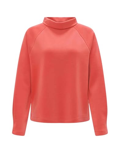 OPUS Damen Sweatshirt | Sweaer GUDIE Regular aus weichem Modal Mix Sweet red, 40 im Sale