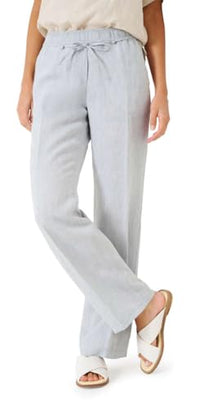 Thumbnail for Brax Damen Style Farina Leinenhose mit Legerer Silhouette,Grey Melange,46K im Sale
