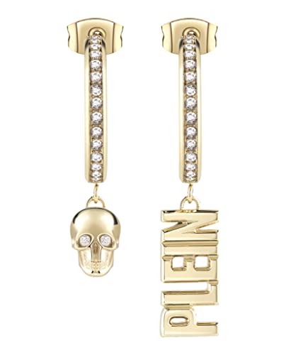 Philipp Plein Damen-Ohrringe Lettering Goldfarben PJ1AA03EU im Sale