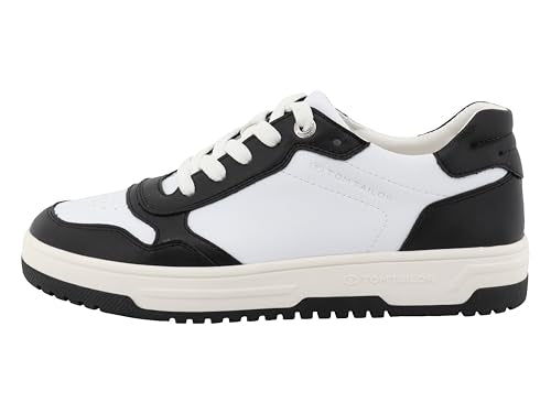 Tom Tailor Damen 7490010002 Sneaker, Black-White, EU im Sale