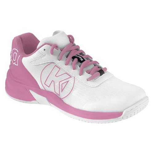 Kempa Unisex Kinder Attack 2.0 Junior Game Changer Handballschuhe, Sportschuhe, Turnschuhe, Weiß Rosa, 37 EU im Sale