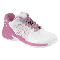 Thumbnail for Kempa Unisex Kinder Attack 2.0 Junior Game Changer Handballschuhe, Sportschuhe, Turnschuhe, Weiß Rosa, 37 EU im Sale