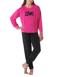 Thumbnail for Schiesser Mädchen Schlafanzug Set Pyjama Lang-100% Organic Bio Baumwolle- im Sale