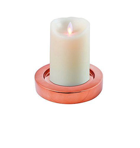 sompex Krismasi, round candle holder, ceramic copper - 5222 on sale