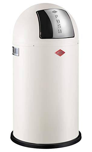 Wesco Pushboy Abfallsammler umfasst ein Volumen von 50 Liter und ist in der Farbe Sand matt, x x 75 cm im Sale