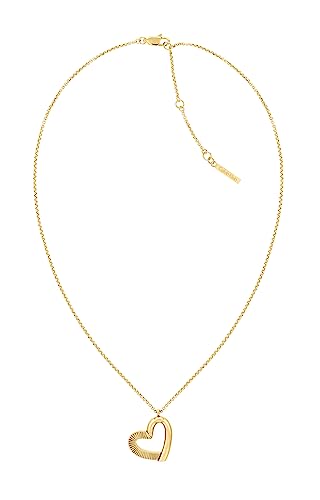 Calvin Klein Necklace for Women Collection MINIMALISTIC HEARTS Yellow Gold - 35000385 on Sale