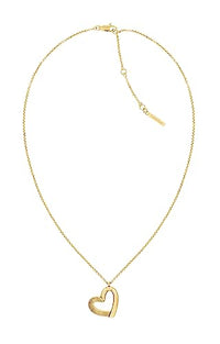 Thumbnail for Calvin Klein Necklace for Women Collection MINIMALISTIC HEARTS Yellow Gold - 35000385 on Sale