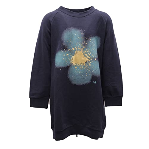 Il Gufo 4318AL Vestito Felpa Bimba Girl Kids Dress Blue-8 Years on sale