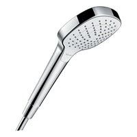 Thumbnail for hansgrohe Croma Select E - Duschkopf, Handbrause mit 3 Strahlarten, Duschbrause (110 x 110 mm), Brausekopf mit Antikalk-Funktion, Chrom, 26812400 im Sale