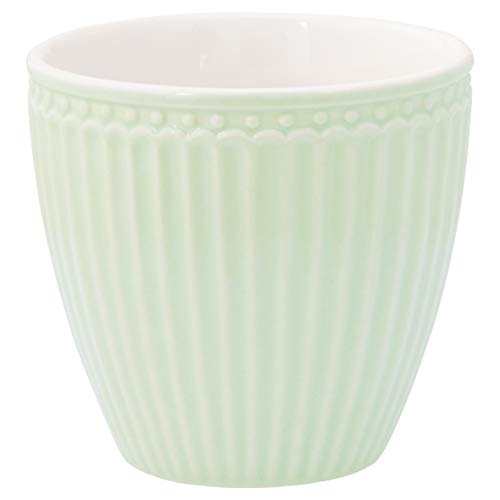 GreenGate - Coffee Cup - Latte Cup - Mug - Alice - Pale Green - Porcelain
