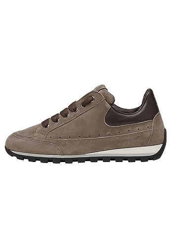 Candice Cooper RUNLO Track-Sneakers aus Leder und Veloursleder, braun 39 im Sale