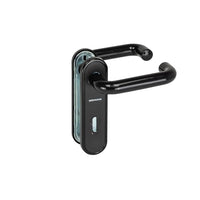 Thumbnail for Hörmann FS handle set D-110 short plate for BB/PZ black PPN (fire-resistant handle set for fire-resistant door/multi-purpose door H8-5 / Quadro/MZ) 545970 on sale