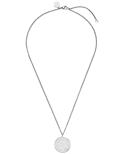 Purelei Zodiac Kette Damen (Silber) – Halskette Damen aus langlebigem Edelstahl – Wasserfeste Kette mit Anhänger – 40-45 cm Länge verstellbar – Halskette für deinen individuellen Look im Sale