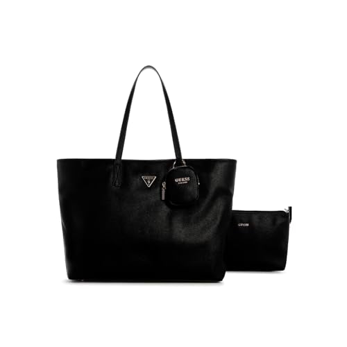 GUESS Power Play Large Tech Tote Black im Sale
