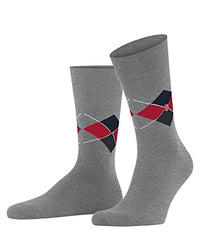 Thumbnail for Burlington Herren Socken Multi King SO Baumwolle gemustert 1 Paar, Grau (Light Grey Melange 3390), 40-46 im Sale