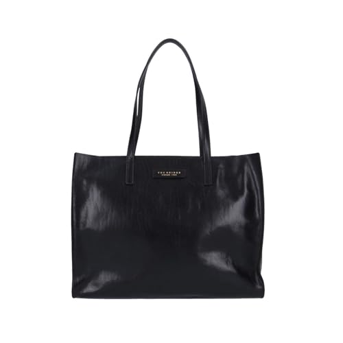The Bridge Mirra Shopper Nero abb. ORO im Sale