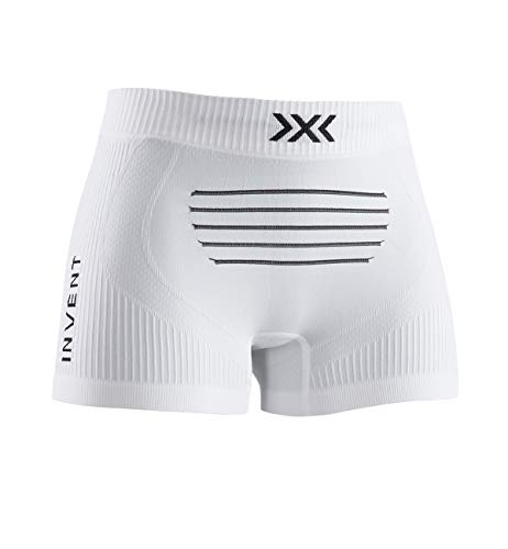 X-Bionic Damen Invent Boxer Shorts, Arctic White/Dolomite Grey, im Sale