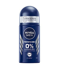 Thumbnail for NIVEA MEN Protect & Care Deodorant Roll-On (50 ml), gentle deodorant without aluminum (ACH) for a long-lasting fresh skin feeling, caring deodorant with 48h deodorant protection on sale