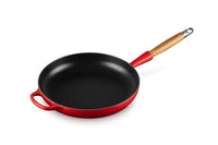 Thumbnail for Le Creuset Signature cast iron frying pan with wooden handle 28 cm cherry red, 20258280600422 on sale