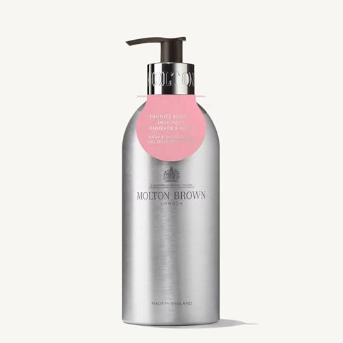 MOLTON Brown Delicious Rhubarb &amp; Rose Bath and Shower Gel Infinite Bottle 400 ml on Sale