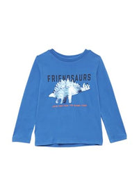 Thumbnail for s.Oliver Jungen 2150270 Langarmshirt mit Wendepailletten, 5952 Blau, 116/122 im Sale