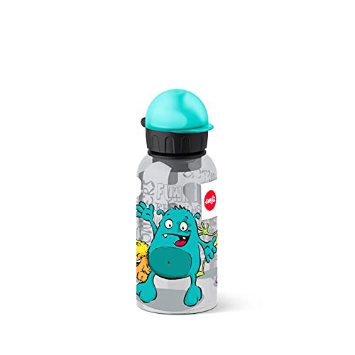 Emsa 518123 Kinder-Trinkflasche | 400 ml | Sicherheitsverschluss | Motiv: Kids Monster | BPA frei | Material: Trinkflasche aus Tritan (bruchfest und unbedenklich), 7 x 7 x 18 cm im Sale