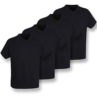 Thumbnail for Götzburg Men's T-Shirts V-Neck 741275 4-pack, Color: Black, on Sale
