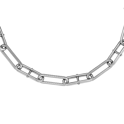 FOSSIL Halskette für Frauen Heritage D-Link Edelstahlkette, Länge: 375mm+60mm, JF04503040 im Sale