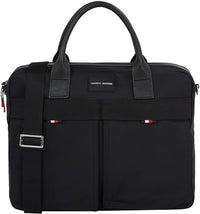 Thumbnail for Tommy Hilfiger TH FUNC NYLON COMPUTER BAG Laptoptasche Herren, Schwarz (Black), O im Sale