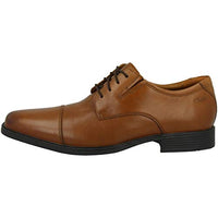 Thumbnail for Clarks Herren Tilden Cap Derbys, Dunkelbraunes Leder, 49.5 EU im Sale