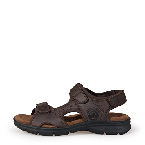 Panama Jack Men's Salton Basics Peep Toe Sandals, Brown (Marron C1), EU on sale