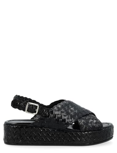 Pons quintana Sandalette 9806.000, gelocht/geflochten, Schwarz, Damen im Sale