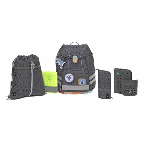 LÄSSIG 7-teiliges Schulranzen Set Kinder/School Set Flexy Unique violet im Sale