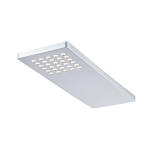 Paulmann 93563 LED Unterschrankleuchte Pattern Unterbauleuchte LED Chrom matt 3er Komplettset 3x22W 230/12V 12VA Kunststoff inkl. Leuchtmittel im Sale