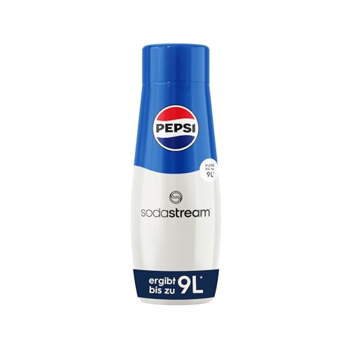 SodaStream Sirup Pepsi Cola - 1x Flasche ergibt 9 Liter Fertiggetränk, Sekundenschnell zubereitet und immer frisch, 440 ml im Sale