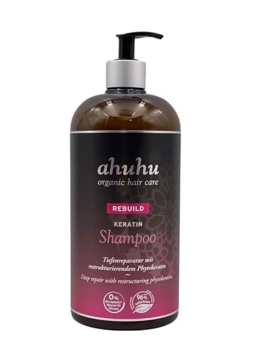 ahuhu oraganic hair care KERATIN Rebuild Shampoo 1liter on sale