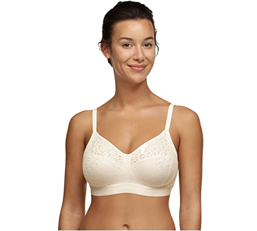 Chantelle Damen Norah Supportive Wirefree BH, Undurchsichtige, Talc, 90G im Sale
