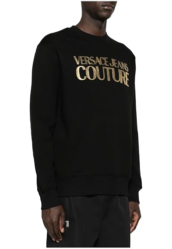 VERSACE JEANS COUTURE Herren Sweatshirt Black im Sale