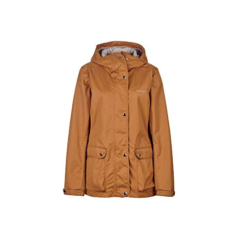 Finside W Reki Braun - Wasserdichte vielseitige Damen Regenjacke, im Sale