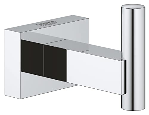 GROHE Essentials Cube - Bademantelhaken (Metall, verdeckte Befestigung, langlebige Oberfläche), chrom, 40511001 im Sale