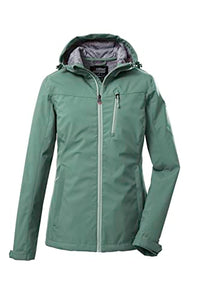 Thumbnail for Killtec Damen Softshelljacke/Outdoorjacke mit Kapuze KOS 89 WMN SFTSHLL JCKT; pistazie, 40, 39138-000 im Sale