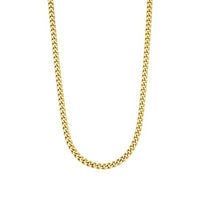 Thumbnail for Purelei Spirit Kette (Silber), Herren und Damen Halskette aus langlebigem Edelstahl, Wasserfeste Unisex-Panzerkette, 55 cm cm Länge verstellbar (Gold) im Sale