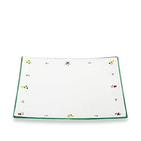 Thumbnail for GMUNDNER KERAMIK square underplate Size: l= 31 cm xw= 31 cm xh= 2.8 cm Scattered flower tableware, handmade in Austria on sale