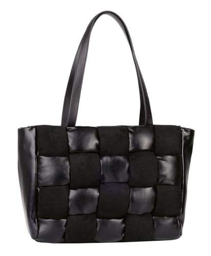 Gabor bags Abbi Damen Shopper Umhängetasche Reißverschluss Mittelgroß Schwarz im Sale