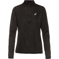 Thumbnail for asics Core 1/2 Zip Langarm Top Damen schwarz im Sale